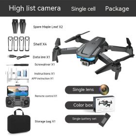 Remote Control Single Camera Drone; Aerial Photography Aircraft; Intelligent Obstacle Avoidance Drone; Hovering HD Photo Drone; HD Camera Shooting; Fo