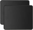 |2-Pack| Large Laptop PC Computer Notebook Gaming Mouse Pad Standard Size with Durable Stitched Edges and Non-Slip Rubber Base; High-Performance Optim