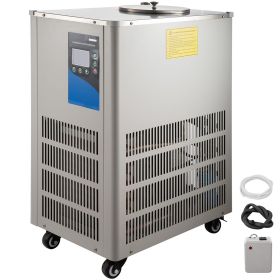 VEVOR Laboratory Chiller Circulator 5L Chiller Lab -20Â°C Low Temperature Cooling Liquid Circulator Pump Chiller Lab Recirculating Chiller Water Bath