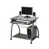 Vincent Computer Desk in Pewter YJ