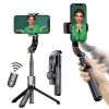 Selfie Stick Gimbal Stabilizer; 360° Rotation Tripod With Wireless Remote; Portable And Foldable; Auto Balance 1-Axis Gimbal For Smartphones Tiktok Vl