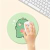 Keyboard And Mouse Pad Thickened Round Cute Cartoon Laptop Pad Desk Pad Non-slip Pad