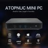 Mini Computers Windows 10, 4GB DDR4 128GB EMMC Mini PC Intel Celeron N4020(up to 2.8 GHz), Micro Computer 4K Suppport Dual Display, 2.4/5G WiFi Blueto