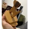 Wooden Mobile Phone Stand Cute Dog Desktop Bedside Cell Phone Holder Support