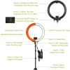 18" LED Ring Light 55W 3200K-5600K Dimmable Selfie Ring Light with Tripod Phone Holder