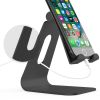 Portable aluminum alloy mobile phone tablet computer stand foldable multifunctional desktop ornaments small and exquisite