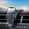 QOOVI Car Phone Holder Stand Cellphone Mount Gravity No Magnetic Support For iPhone 13 Pro Xiaomi Mi11 Samsung S21 Huawei