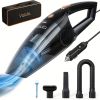 Car Vacuum Cleaner; Handheld 8000Pa Suction With Power Cord High Power; Dry And Wet Cleaning Portable Vacuum For Car Kit With Metal HEPA Filter