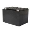 24 "Aluminum Five Pattern Toolbox Single Lock Black