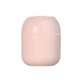 Portable Mini Humidifier; 220ml/330ml; Small Cool Mist Humidifier; USB Personal Desktop Humidifier For Bedroom Travel Office Home (Color: Water Drop 220ml (without Lights) Pink)