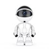 1pc Mini Robot 1080P Wifi IP Camera; Indoor Dome; Auto Body Tracking; Baby Monitor; Night Vision; Mobile Remote; View Security CCTV Camera