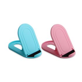 2Pcs Folding Cell Phone Holder; Plastic Support Stand Desktop Bracket For Smartphone & Tablet (Color: B)