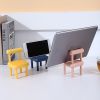 Cellphone Stand Desktop Decor Miniatures Cute Chair Mobile Phone Holder For Home