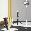 31"Multifunction Universal Self Timer Phone Holder; Scalable Portable Remote Selfie Stick Tripod With Fill Light; Integrated Video Camera And 360° Adj