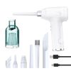 3 In 1 Cordless Vacuum Cleaner Compressed Air Duster Wireless Dust Blower Electric Air Pump Portable Rechargeable Air Cleaner Vacum For Computer Keybo