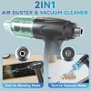 3 In 1 Cordless Vacuum Cleaner Compressed Air Duster Wireless Dust Blower Electric Air Pump Portable Rechargeable Air Cleaner Vacum For Computer Keybo